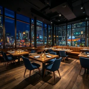 Commercial Restaurant Furniture Set Velvet Booth Seating Square Durable Wood Table with Chair for Cafe