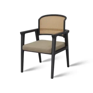 Commercial Restaurant Solid Wood Dining Chair Fabric Cafe Furniture Chair