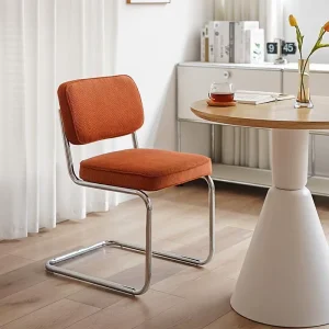 Commercial Restaurant Waiting Chair Fabric Cushioned Modern Design Home Dining Computer Chair for Business and Household Use