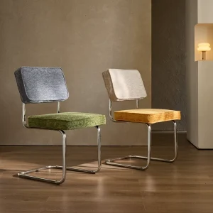 Commercial Restaurant Waiting Chair Fabric Cushioned Modern Design Home Dining Computer Chair for Business and Household Use