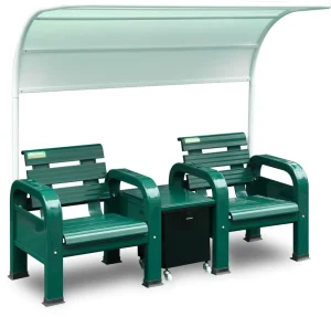 Commercial Sports Court Seating with Outdoor Single Bench Design for Tennis Court and Gymnasium Rest Area