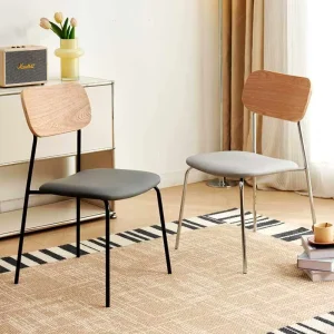 Commercial Stackable Dining Chair Metal Frame Side Chair for Restaurant Cafe Office Waiting Room Hotel Project