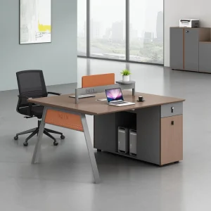 Commercial Use Modern Wood Employee Office Desk Mechanical Combination Lock Large capacity Storage Cabinet Office Building Home
