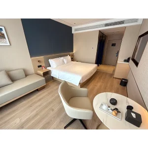 Compact Apartment Hotel Furniture Set New Design Custom Made Modern Boutique Hotel Room Furniture Package