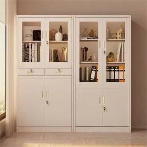 Company Metal Storage File Cabinet Multiple type Steel Filing Cabinet Office Drawer Locking File Cabinet with Glass Door