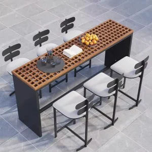 Competitive Price High Quality Durable Modern Wood Outdoor Bar Chair & Stool for Home Bar Dining Hotel Commercial Use