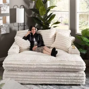 Compressed Sofa Bed Sleeper with Memory Foam No Assembly Necessary Small Package Compression