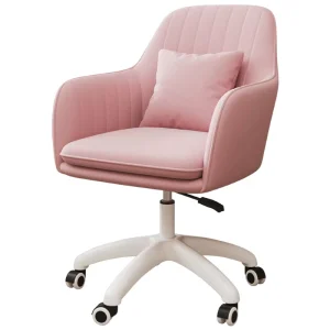 Computer Chair for Home Use with Backrest Comfortable for Long Sitting Relaxing Office Work Cute Bedroom Swivel Chair