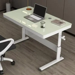 Computer Desk Desktop Office Table Learning Writing Desk Home Manual Adjustable Workbench