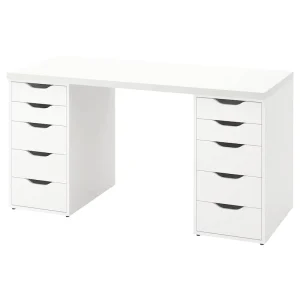 Computer Desk Length 55 1 8 ” Width 23 5 8 ” Height 28 3 4 ” White