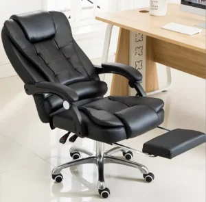 Computer Office Chair Lazy Person Learning Massage Boss Recliner Home Ottoman Leather Ergonomic Swivel Chair