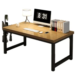 Computer Workstations Desk for Small Spaces Modern Wood Home Office Study Desks with Adjustable Legs