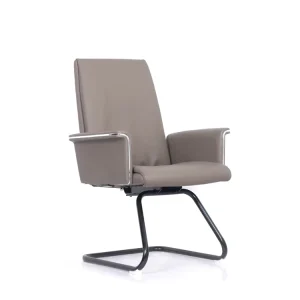 Conference Room Contemporary Government Leather Executive Visitor Chairs for Office Executives No Wheels