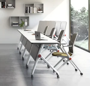 Conference Room Folding Desk Table Office Furniture Desk Set Luxury Meeting Table Modern Conference Tables and Chairs