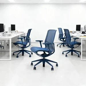 Conference Room Mesh Office Director Chair Aluminum Reclining Executive Ergonomic Office Chair