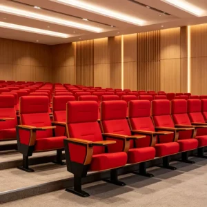 Conference Room Theater Cinema Lecture Hall Chairs with Armrests for School Stairs & Public Venues
