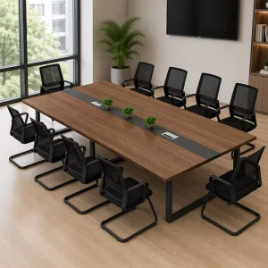 Conference Table 4m 5m Wooden Meeting Table for 10 Person Boardroom Conference Room Office Desk Executive Long Table