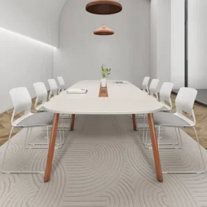 Conference Table Chair Set for Small Office Negotiation Long Table for Conference Room