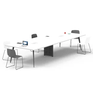 Conference Table Long Meeting Room Desk Office Negotiation Reception Table Chair Set Bamboo Mobile Free Combination Minimalist