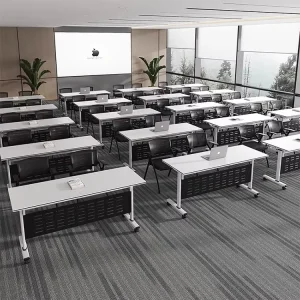 Conference Table Modern Meeting Room Desk Training Foldable Work Desk Furniture