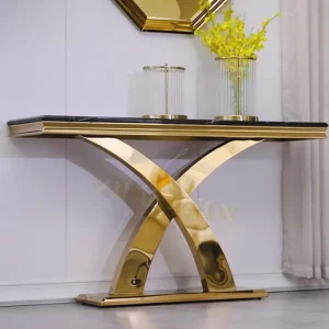 Console Tables Living Room Furniture Metal Entry Luxury Console Table Gold Console Table for USA