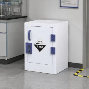 Contemporary Design PP Laboratory Chemical Storage Cabinet with Lock Corrosion Resistant 560x430x430mm
