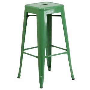 Contemporary Design Stackable Metal Industrial Frame Bar Stools Chair for Kitchen Application