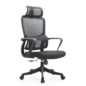 Contemporary Ergonomic Mesh Office Chair High Back Adjustable Lumbar Support with Headrest Hospital Task Chair