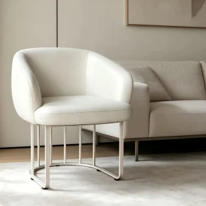 Contemporary Leather Salon Chair Stable Supply Chain Customizable Sizes Available
