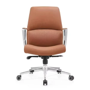 Contemporary Luxury Executive Lift Office Chair with Adjustable Height Revolving Function PU Leather for Home & Hotel Use