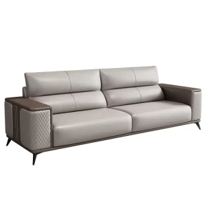 Contemporary Modern Leather Office Sofa Bed Set with Metal Frame for Commercial Use in Office Hotel School or Hospital