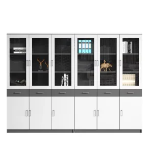 Contemporary Modern Wooden File Cabinets for Office & School Furniture Organizing & Storing Documents Archives Storage Solution