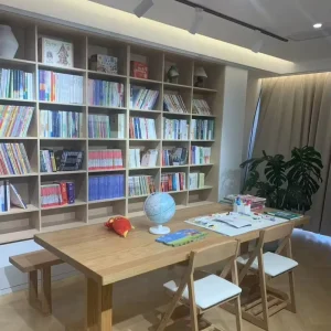 Contemporary Oak Storage Cabinet Bookshelf Multi functional Eco Friendly Durable Factory Direct Sales Living Room Home