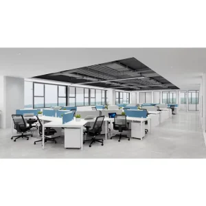 Contemporary Office Cubicles Multiple Workstation Desk Modern Office Partitions Luxury Office Furniture Set
