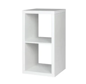 Convertible Wood Cube Storage Unit White Modern Living Room Storage Racks Home Decor Display Bookcase