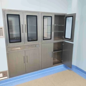 Corrosion Resistant 316 Stainless Steel Floor Mount Cabinet for Hospital Medical Laboratory and Surgery Room