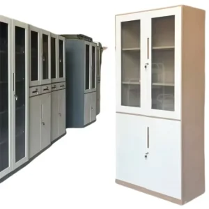 Corrosion Resistant Movable Key Lock Steel File Cabinet Thickened Construction Design for Office Apartment Workshop Hotel Use