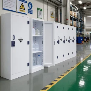 Corrosive Resistant 22 Gallon PP Safety Cabinet Laboratory Acid Base Chemical Storage Cabinet for Dangerous Goods