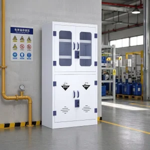 Corrosive Resistant PP Contemporary Design Safety Cabinet 4 Door Laboratory Acid Base Medicine for Hospital Workshop