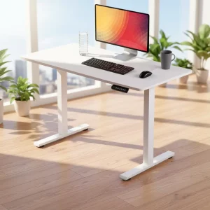 Cost Effective Single Motor Electric Standing Desk Frame 2-Stage Height Adjustable Sit to Stand Desk Legs for Home Office