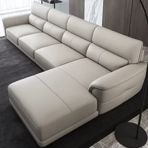 Couch Living Room Sofas L Shape Wood Minimalist Luxury Modern