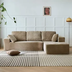 Couch in a Box Boneless Cloud Vacuum 31 Sectional From Cha L Compress Chair Kg Size Bed Corner Compression Compressed