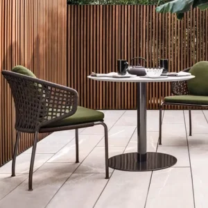 Courtyard Garden Hotel Restaurant Villa Rope Woven Chair Table Combination Outdoor Balcony Small Tables and Chairs