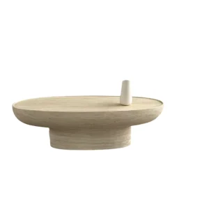 Cream style Light French Luxury Designer Creative Homestay Oval shaped Modern Durable Living Room Furniture Coffee Table Has