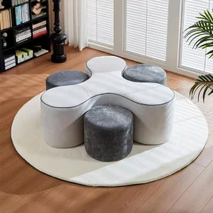 Creative Furniture Sofa Set Modular Compression Sponge Game Table Chair Special Shaped Sofa Cushions Combination