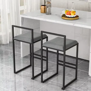 Creative Industrial Metal High Bar Stool Chair for Home Bar Hotel & Villa Use