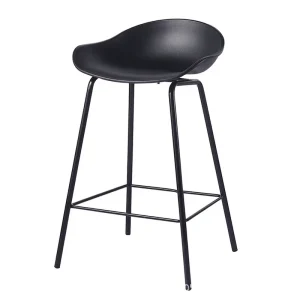 Creative Light Luxury Nordic Plastic High Bar Stool Commercial Customizable Non-Rotating Non-Folding Bar Furniture