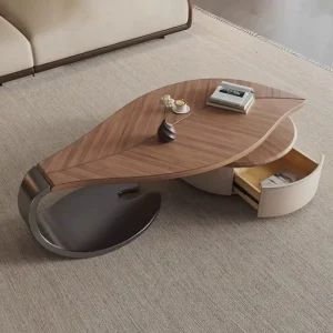 Creative Luxurious High End Designer Modern Living Room Furniture Coffee Table with Storage Eco Friendly Durable
