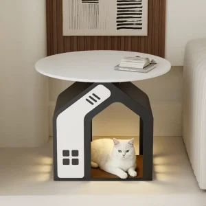 Creative Multifunctional All in one Cat Nest Coffee Table Slate Desktop Modern Simple Style Coffee Table