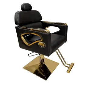 Cross Border E Commerce DK 68118 Luxury Salon Chair Rotating Liftable Multi Color Simple Stainless Steel Barber Chair